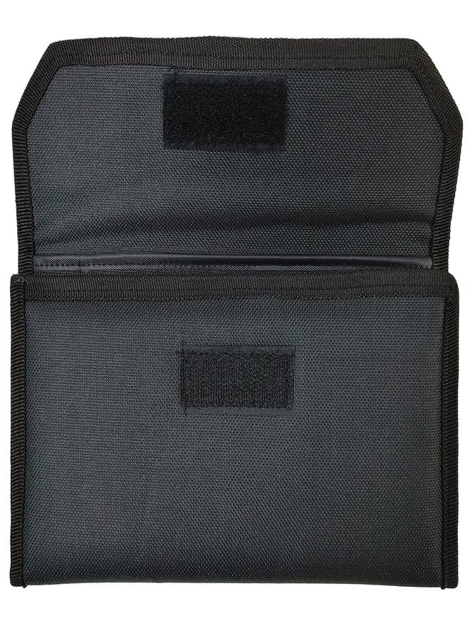 BRYGGER Unisex Design Cheque Book or Card Holder or Travel Organizer or Vehicle Documents Holder with Multi 10 Pockets for Multipurpose Use (Mat Black) - Image 4